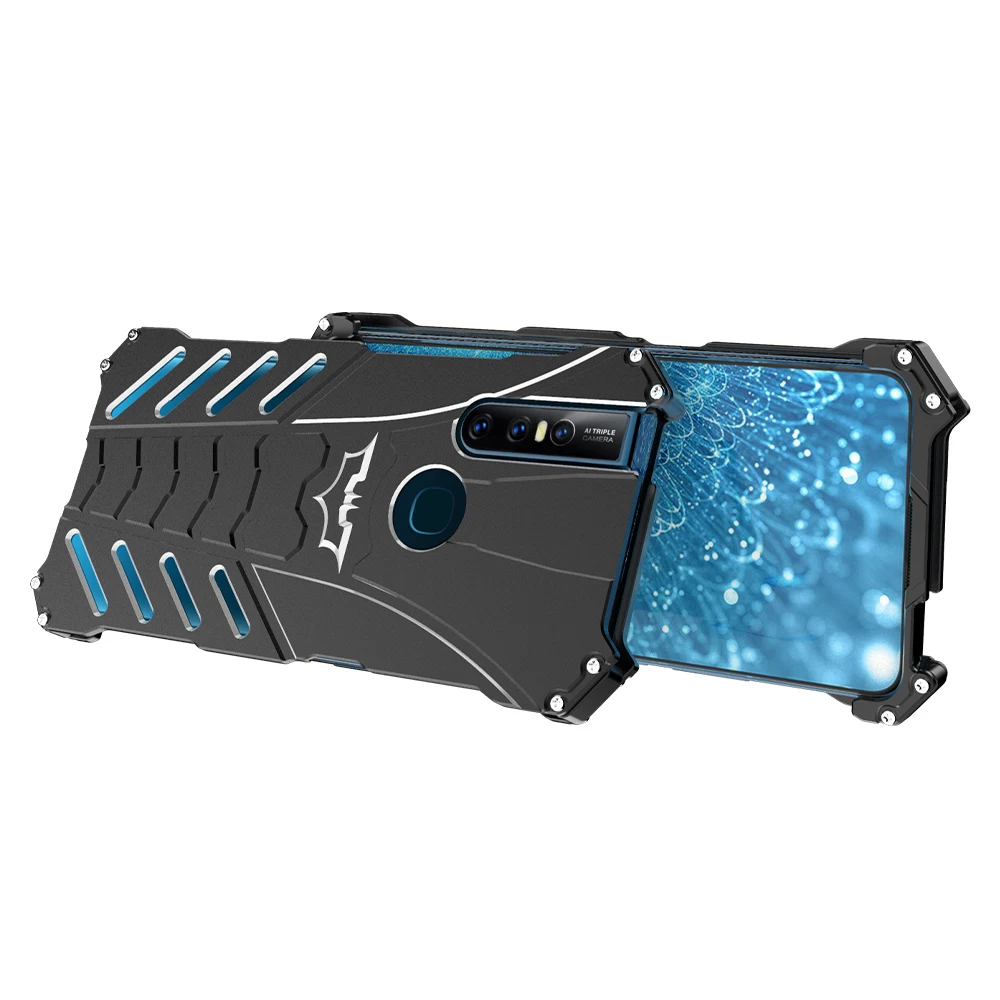 R JUST ЧЕХОЛ ДЛЯ VIVO S1 S1pro BATMAN Luxury Doom Heavy Duty Armor металлические алюминиевые чехлы для телефонов Huawei Mate