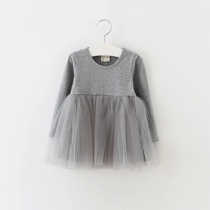 Bebiesbaby/коллекция 2016 года белое кружевное платье для маленьких девочек осеннее