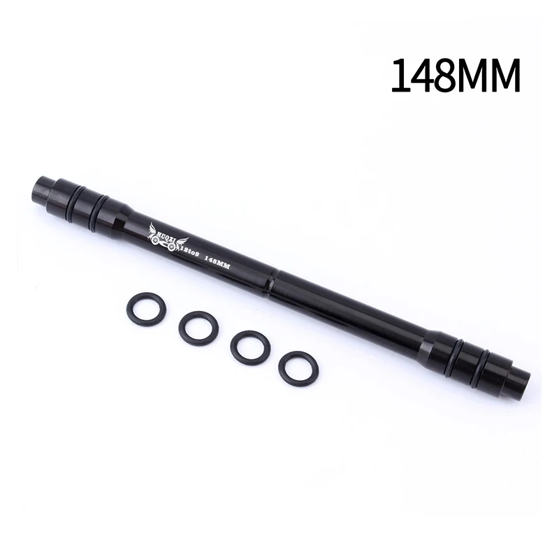 148mm Black MUQZI, ступица для горного велосипеда, барабанная ступица, ось преобразования 12-9 мм, быстрая замена, 142 мм/148 мм, ось преобразования, сиденье из алюминиевого сплава - Цвет: 148mm Black