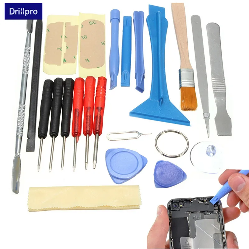 Drillpro 22 в 1, набор инструментов для ремонта и открывания мобильного телефона, Набор отверток Torx для iPhone, samsung, набор ручных инструментов