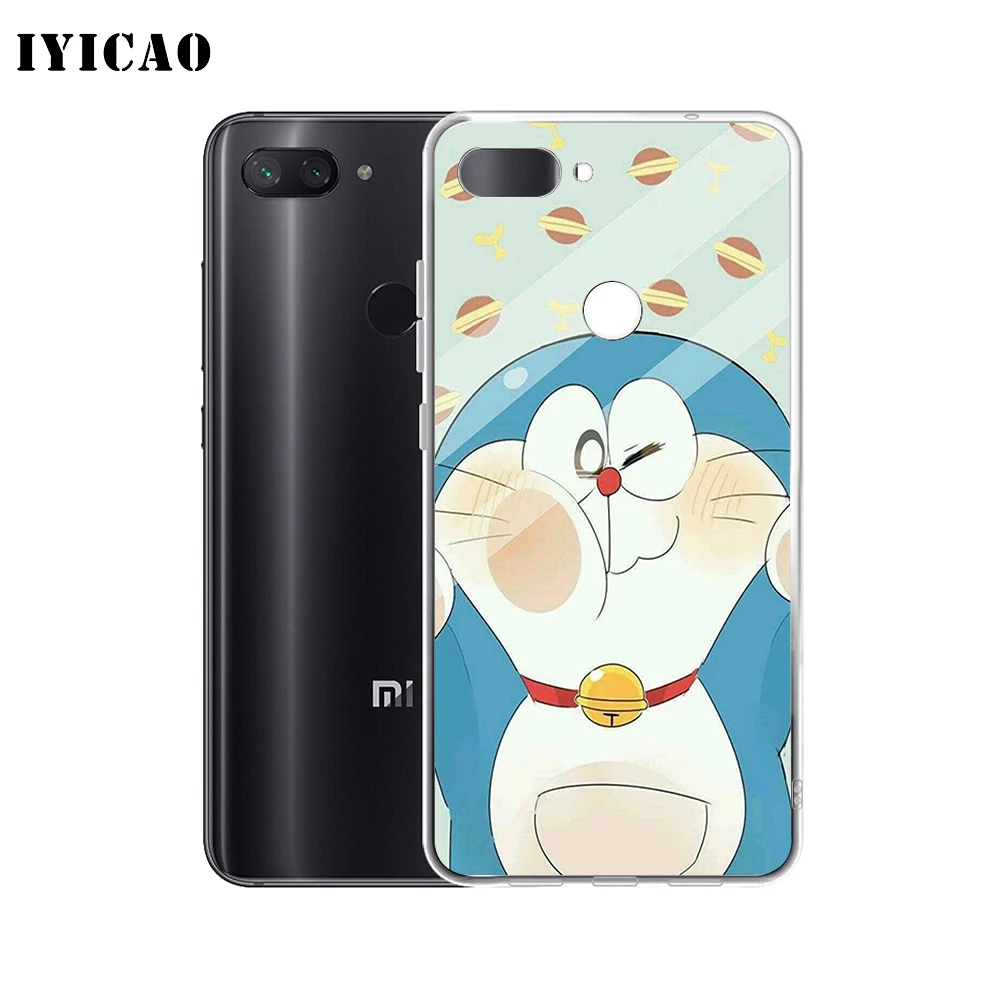 Милый мягкий силиконовый чехол для телефона IYICAO Doraemon Xiaomi Redmi 4A 5A 6A Note 7 6 5 Pro Plus 4X