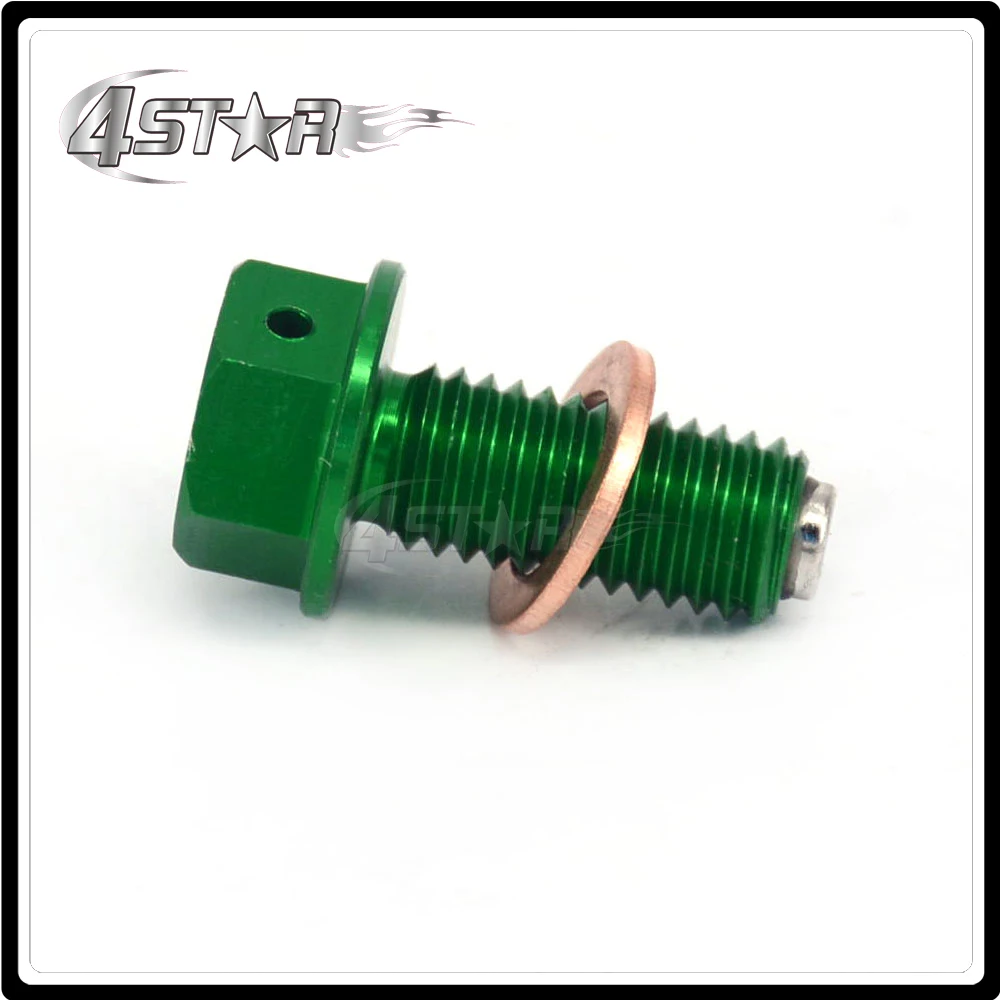 

Заготовка CNC алюминиевая Магнитная заглушка слива масла болт для KAWASAKI KX450F 2006-2015 KLX450R 2008 2009 2010 2011 2012 мотоцикла