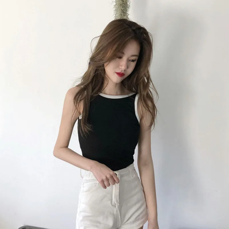 MSSNNG женский безрукавный жилет с открытой спиной пикантный летняя одежда для