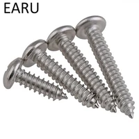 m1 23456mm 304 stainless steel round pan phillips cross self tapping tapping screws bolt hardware fastener hot sale