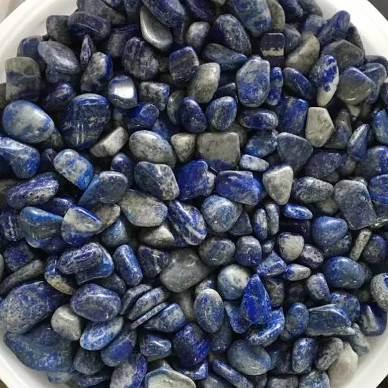 500g Natural Afghanistan Lapis Lazuli Crystal Lasurite Gravel Rock Quartz Raw Gemstone Mineral Specimen Decoration Energy Stone | Дом и сад