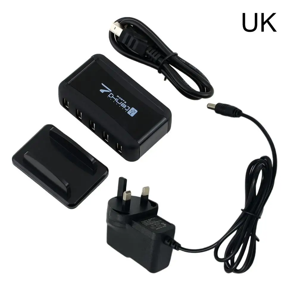 Адаптер переменного тока 7 Порты и разъёмы мульти функциональный USB 2 0