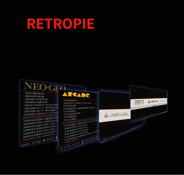 Cdragon аркадный джойстик Rapsberry pi 3B+ консоль с играми встроенный динамик внутри