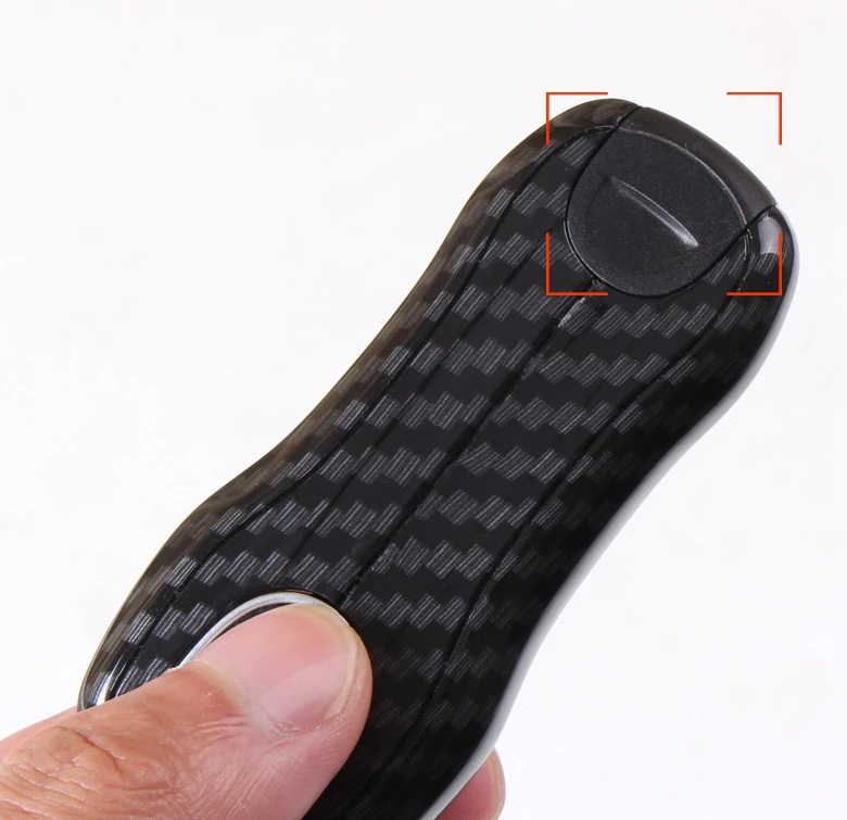 Высококачественный автомобильный чехол для ключей из АБС углеродного волокна