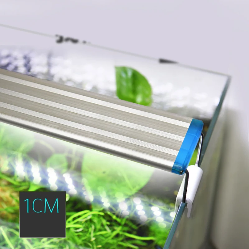 LED Aquarium Light, White Super Bright Fish Tank Aquarium LED Strip Light Waterproof Aluminum Lighting For Quarium, Fish Tank