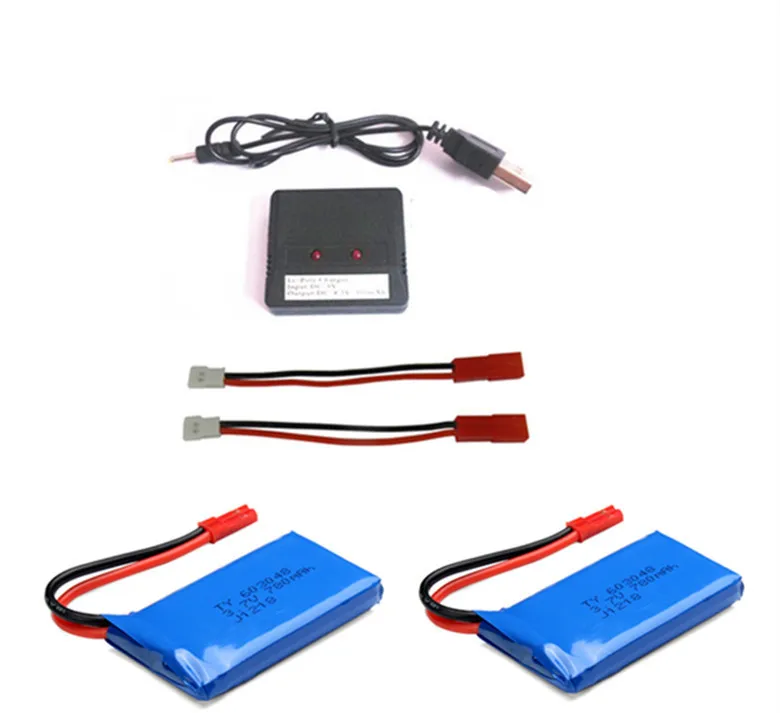 2x3 7 в 780 мАч аккумулятор + зарядное устройство 2 1 для Wltoys V626 V636 V686 V686G V686J V686K 2.4Gh 4CH 6