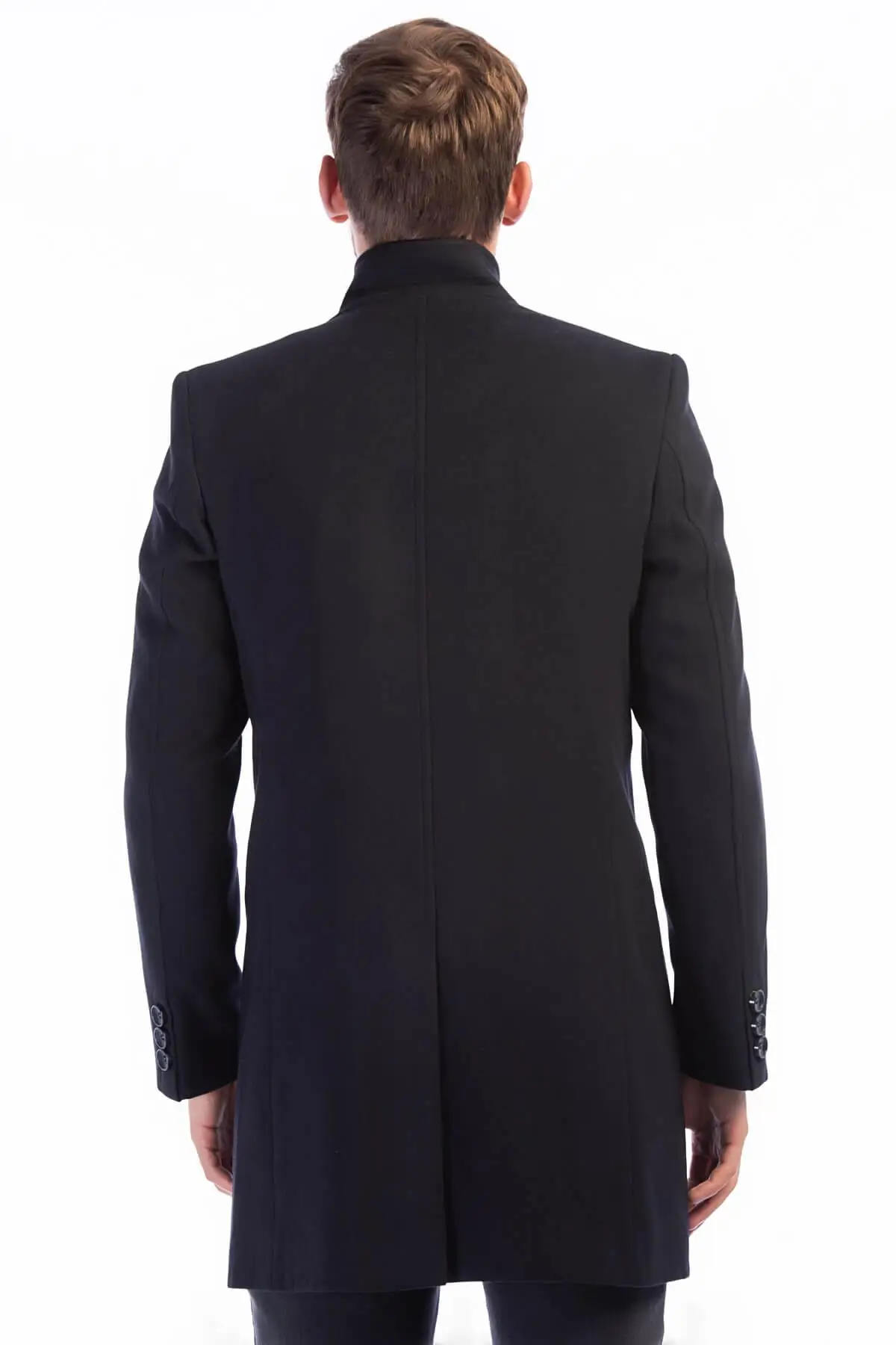 Dewberry мужской темно-синий Overcoat-1020001P8318. | Мужская одежда