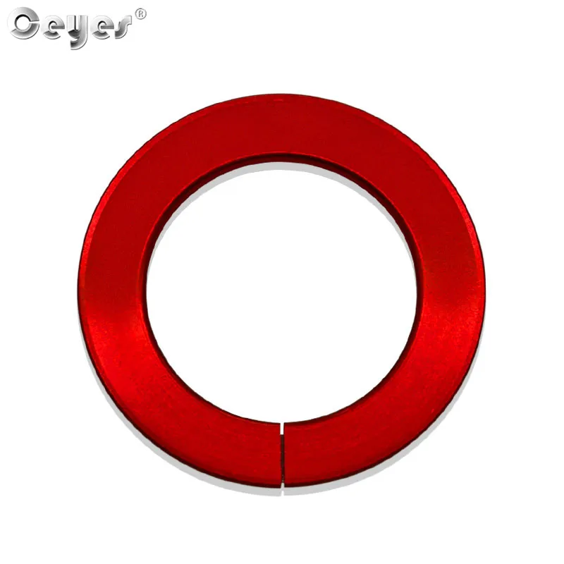 Red Start Ring Ceyes авто двигатель старт стоп зажигание декоративное кольцо автомобиля Стайлинг Подходит для Nissan Qashqai Juke Lafesta аксессуары для интерьера - Название цвета: Red Start Ring