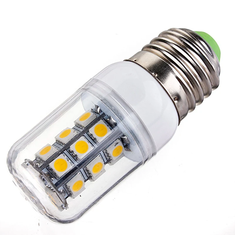 Светодиодный светильник-Кукуруза E27 3 Вт 27 Светодиодный 5050 SMD энергосберегающий светильник-кукуруза Чистый теплый белый светильник Точечный светильник подвесной светильник ing