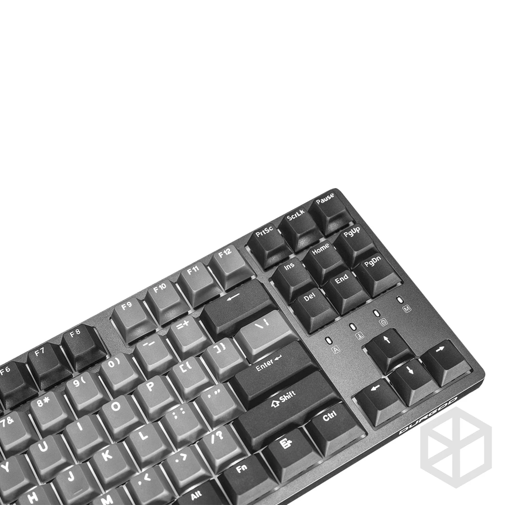 Механическая клавиатура durgod 87 corona k320 с подсветкой cherry mx переключатели pbt doubleshot брелки коричневый синий черный красный серебристый переключатель