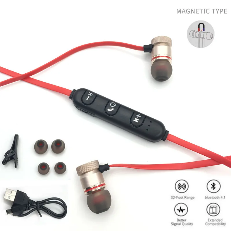 Bluetooth наушники спортивные высококачественные стерео наушники-вкладыши супер бас смартфон Музыка Спорт гарнитура с микрофоном