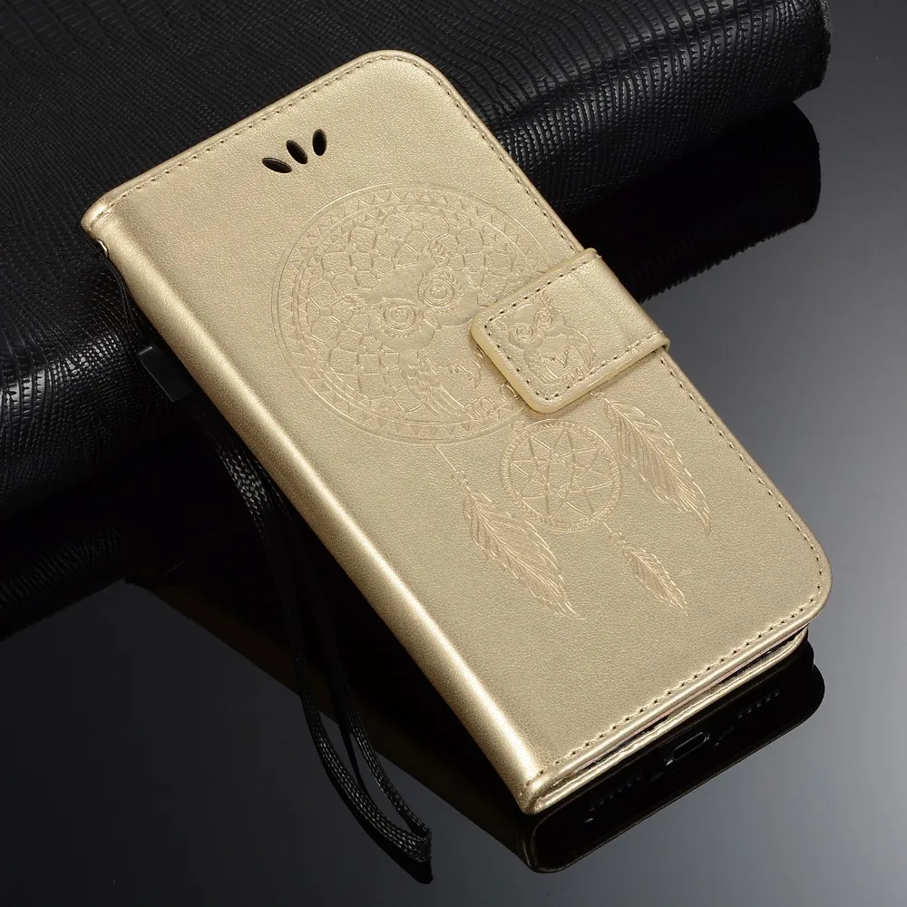 Роскошный кожаный чехол s для спортивной камеры Xiao mi Red mi 4A 4 4X 5A чехлы для айфонов 5 5plus S2 6 6Pro mi 5S 6 5X6X9 F1 Чехол Флип Сова китайские колокольчики чехол для телефона coque