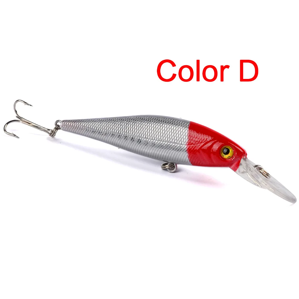 HiUmi 8 шт 10 1 см 9 36g Новый Minnow приманки для ловли рыбы Рыба гольян рыболовные снасти