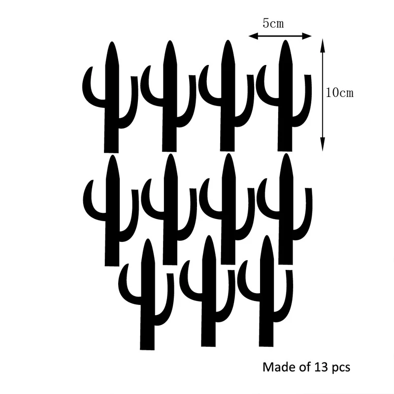 Мультяшная Настенная Наклейка С КАКТУСОМ наклейка на стену для детского дома