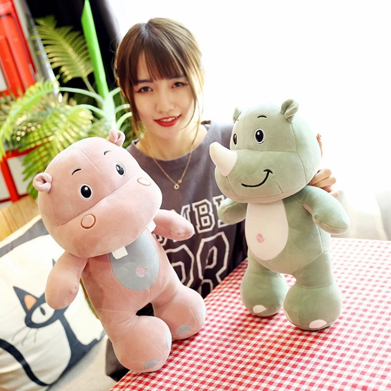 Новая мода вниз хлопок Пастбища животных плюшевые игрушки кукла бегемота