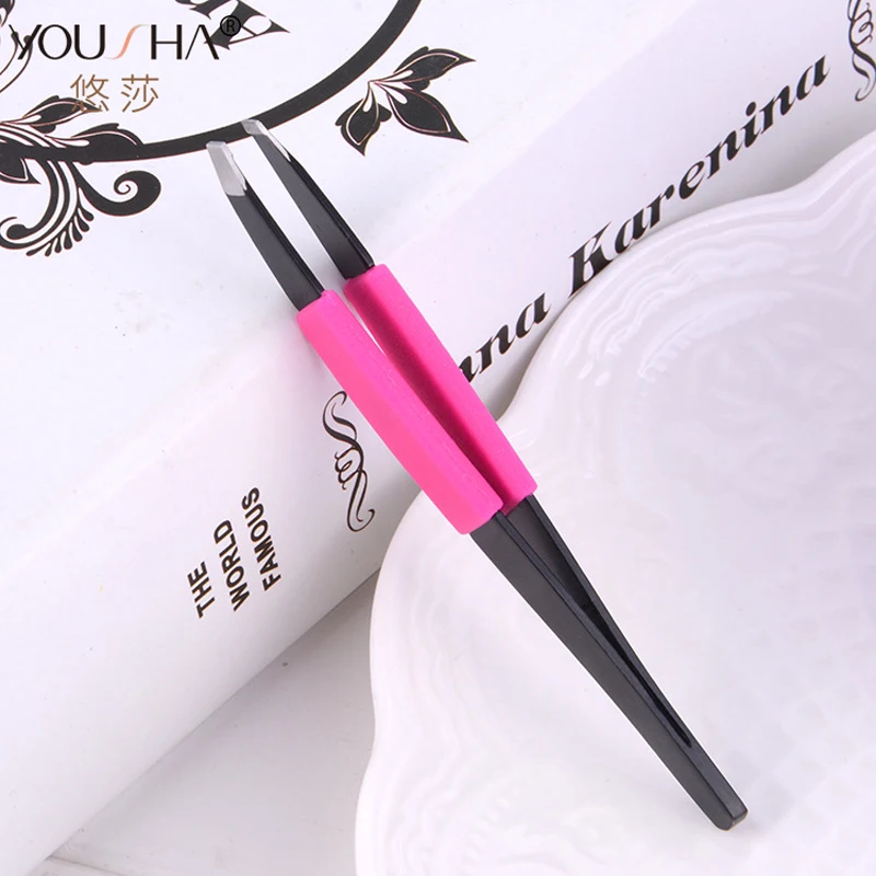 Пинцет для бровей YOUSHA высокоточный скошенный пинцет профессиональные щипцы из