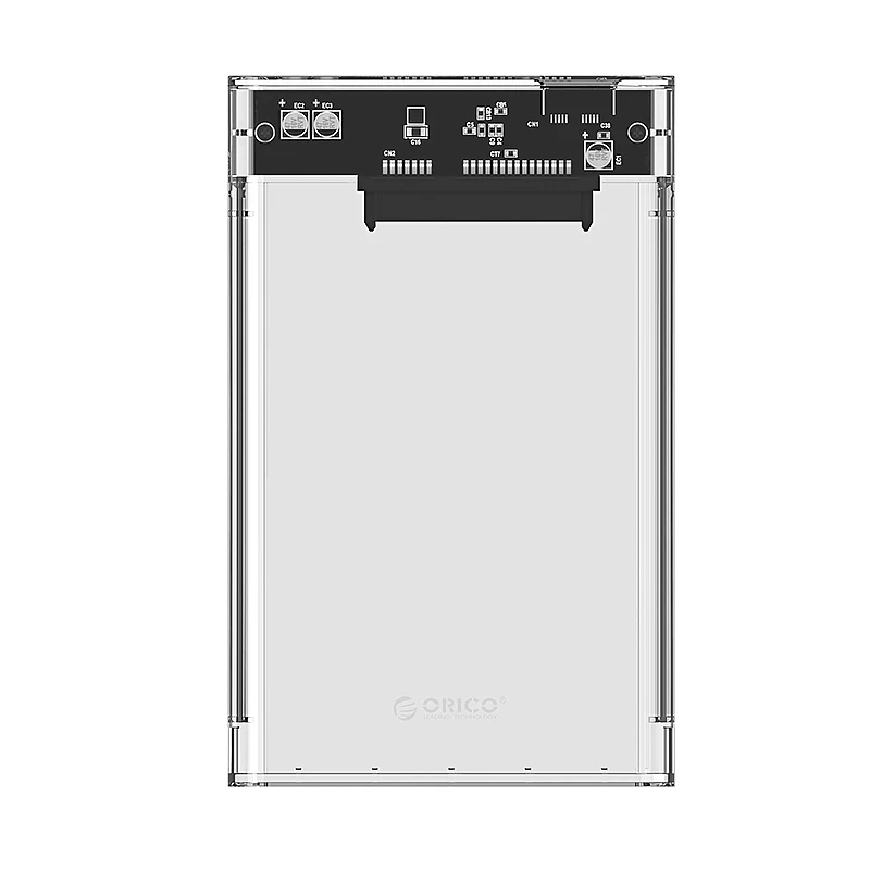 ORICO 2139U3 корпус жесткого диска 2,5 дюймов прозрачный USB3.0 корпус жесткого диска поддержка UASP протокол для 7-9,5 мм HDD