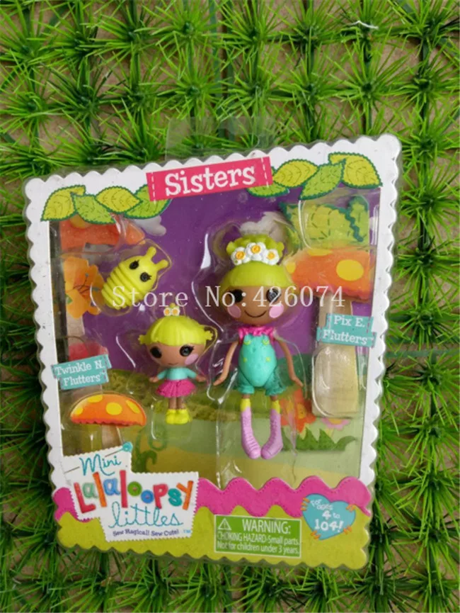 Новая мода Lalaloopsy Minis Sisters фигурки Куклы для девочек детские игрушки украшения детские рождественские подарки