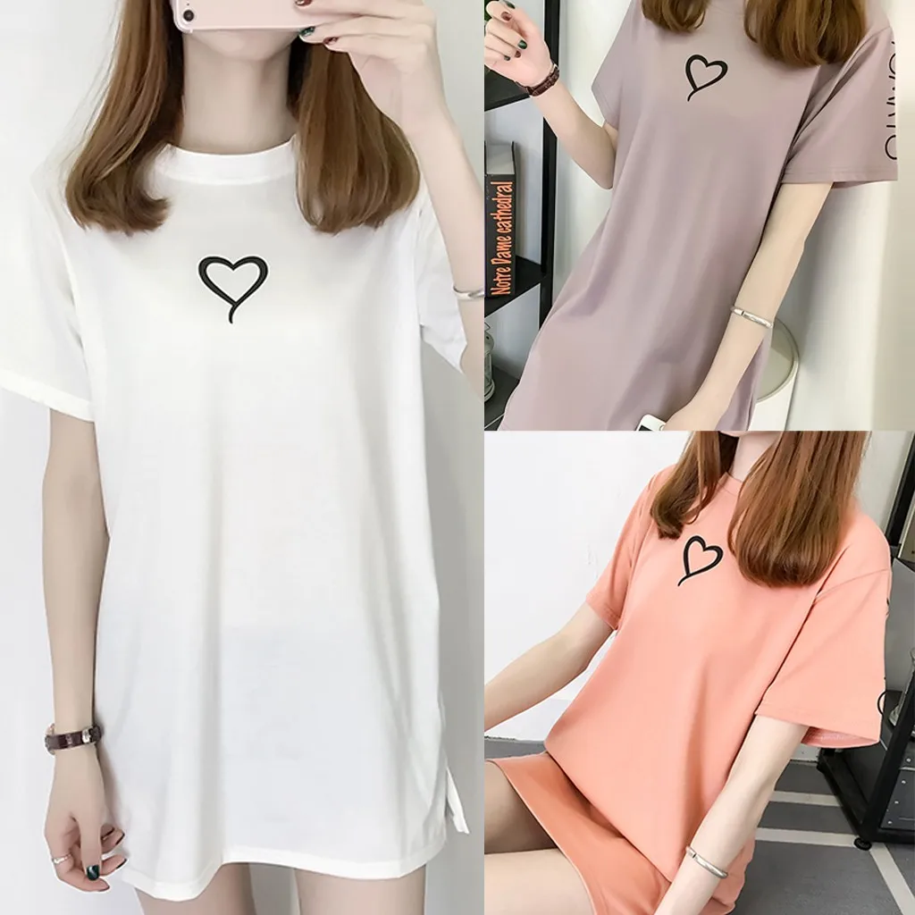2019 платья модные женские футболки платье с круглым вырезом коротким рукавом