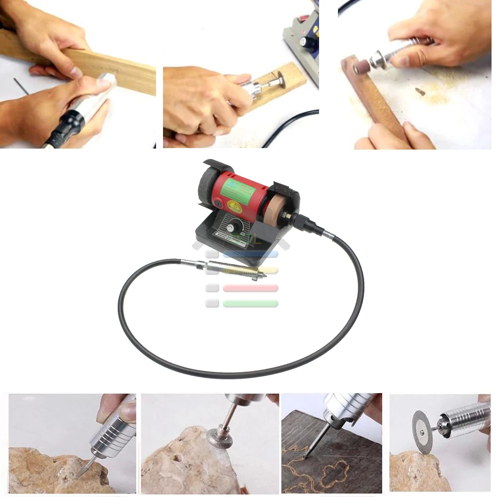 AUTOTOOLHOME Наконечник Ручка ключ сверлильный патрон для Flex 3 челюсти подходит гибкий вал для Foredom Grobet мотор роторный инструмент аксессуар