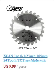 XCAN 1 шт. 125x20x1,0 мм 80 т марганцевая сталь циркулярная пила по дереву лезвие для резки древесины Пила диск