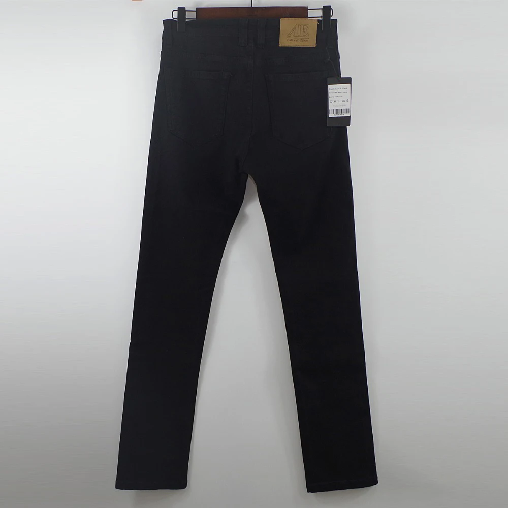 Alice & Elmer Мужская мода Slim Fit прямые джинсы летние штаны для повседневной носки