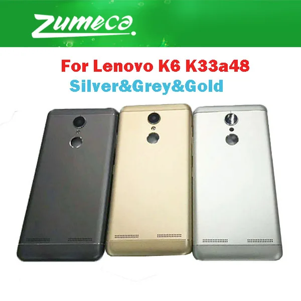 AAA + Качество для Lenovo K6 K33a48 Крышка батарейного отсека Корпус заднее Стекло