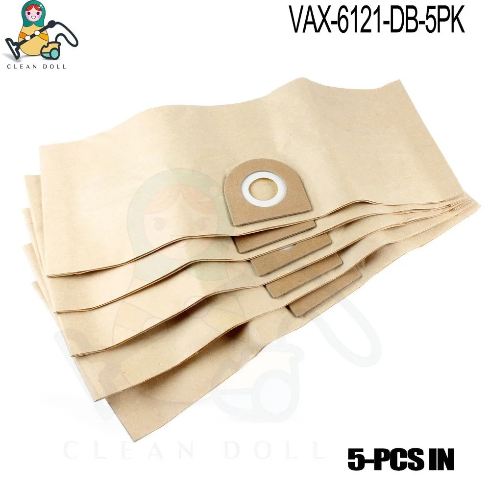 5 шт в упаковке Замена мешка для пыли для Vax Гувер BAG120 5150 6100 6121 6130 6131 6135 6150 6151 пылесос Бумага мешка для пыли