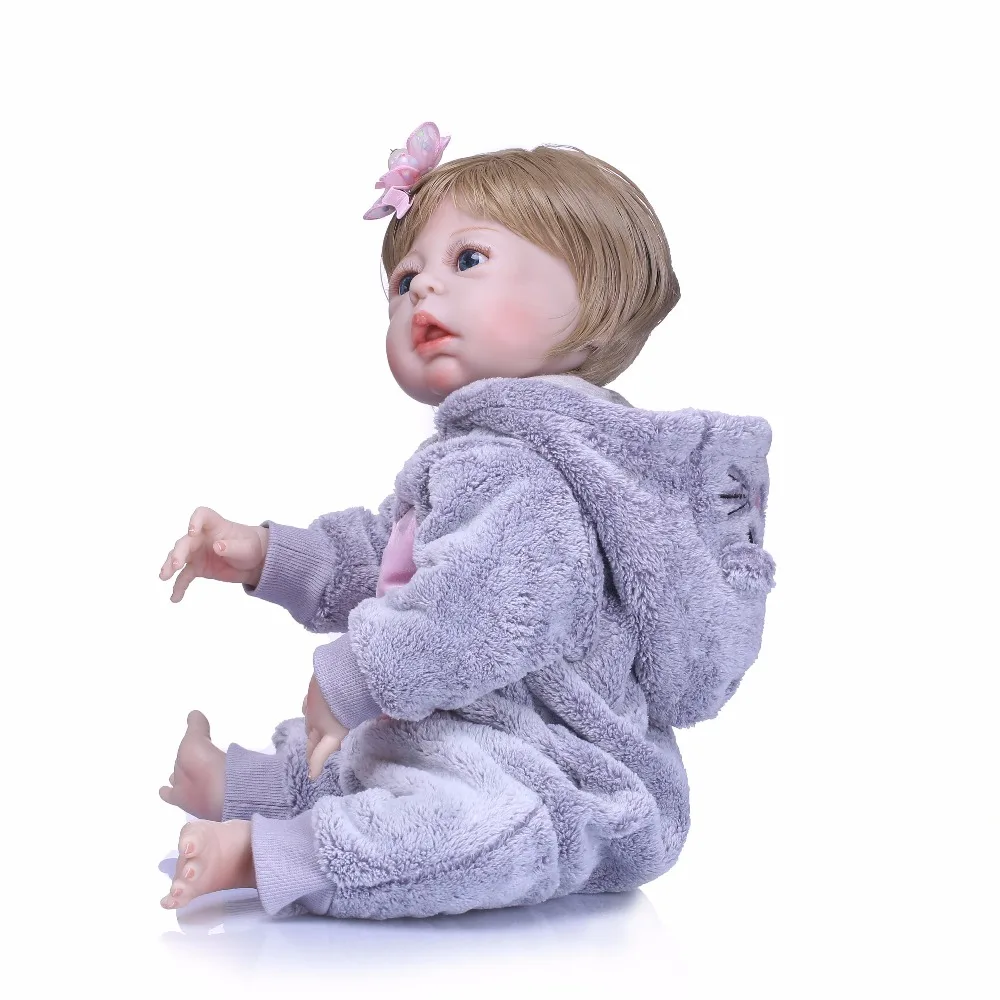 Кукла реборн NPK силиконовая виниловая младенец подходит для купания игрушка