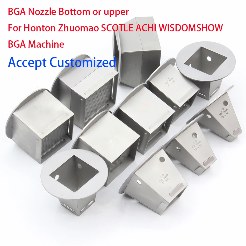 

FEORLO BGA Hot Air Nozzle Bottom or upper 28/39/41MM For Honton Zhuomao SCOTLE ACHI Rework station accept customized