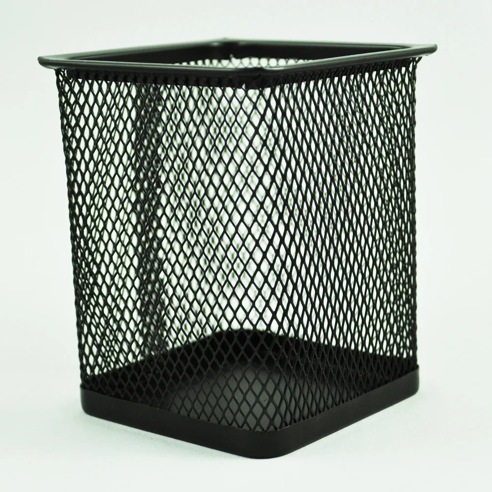 

2 PCS of SODIAL(R) Rectangular Mesh Style Pen Ruler Holder Desk Organizer for Home Office