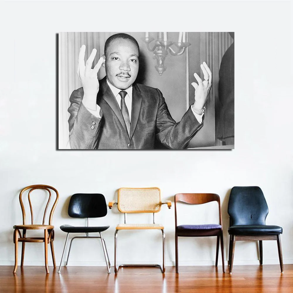 Настенные художественные картины Martin Luther King Jr винтажные плакаты и