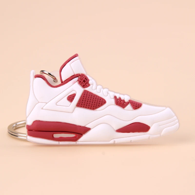 Picture Color01 Брелок Новые экзотические мини Jordan 4 Ретро обуви ключевая цепь Для мужчин и Для женщин детские подарочные брелки на баскетбольных кроссовок ключ держатель Porte Clef - Цвет: Picture Color01