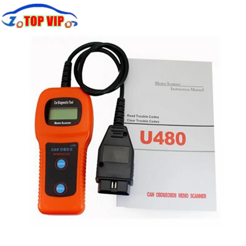 U480 OBD2 CAN BUS/считыватель кодов двигателя U480 считыватель кодов U480 OBD2 OBDII для автомобиля или грузовика автоматический диагностический сканер двигателя