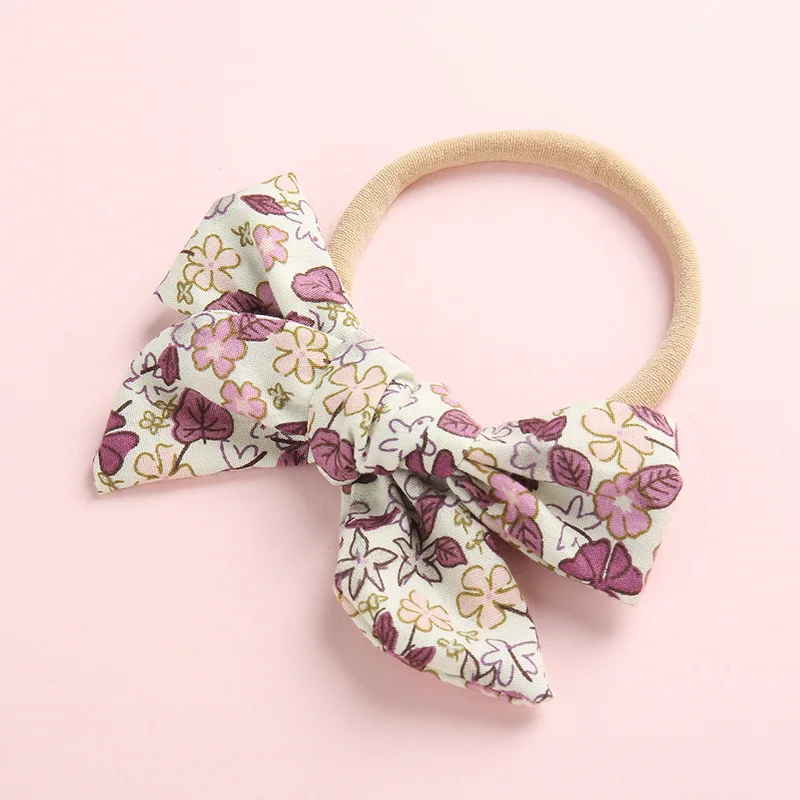 03 with Headband Весенне-летние заколки для волос или повязки на голову, украшенные цветами и бантом, Школьный бант для волос для девочек, заколки для девочек, аксессуары для волос, реквизит для фотосессии - Цвет: 03 with Headband