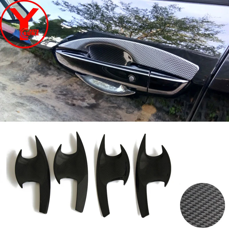 Дверные ручки вставки для honda civic 10th gen Углеродные новые автомобильные запчасти аксессуары для honda civic YCSUNZ