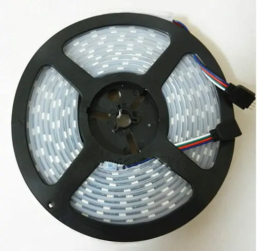 10 рулонов 24V 5M 120Led/M двухрядная 5050 гибкая светодиодная лента 600Led SMD Световая трубка