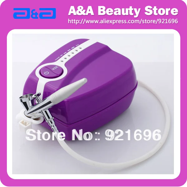 Портативный Макияж Аэрограф набор мини компрессор с Пистолеты-распылители