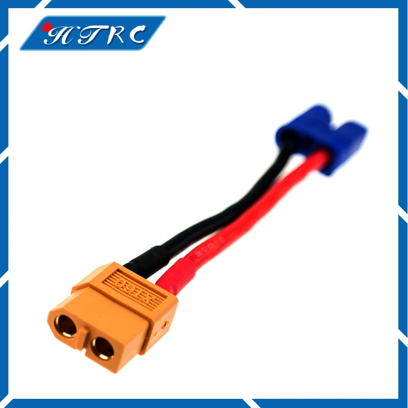 5 шт. Новое поступление 3 см XT60 женский EC3 штекер Батарея Кабель-адаптер для RC