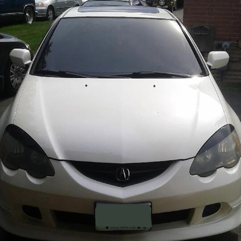 RSX углеродное волокно Передняя фара Крышка век бровей для Acura 2001 2005|carbon fiber|headlight