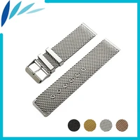 stainless steel watch band 20mm 22mm 24mm for hamilton pin clasp strap wrist loop belt bracelet black silver men women tool