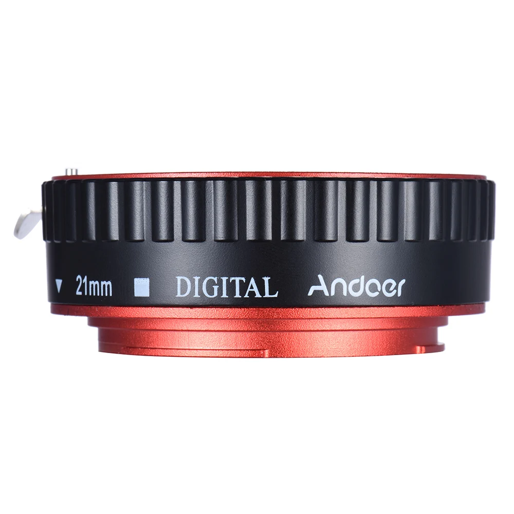 Andoer красочные металлические TTL Автофокус AF макро Удлинительное Кольцо для Canon EOS EF