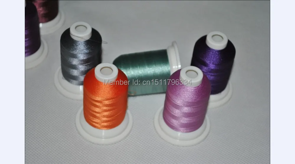 Новинка Simthread 120D/2 63 brother colors 500m/конусная полиэфирная Вышивальная нить & 75D/2 1000 м