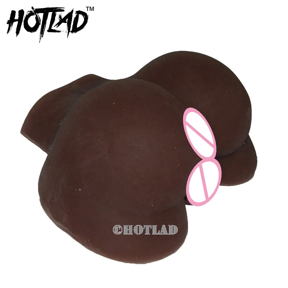 Полностью силиконовая большая задница с яичками и анальными отверстиями