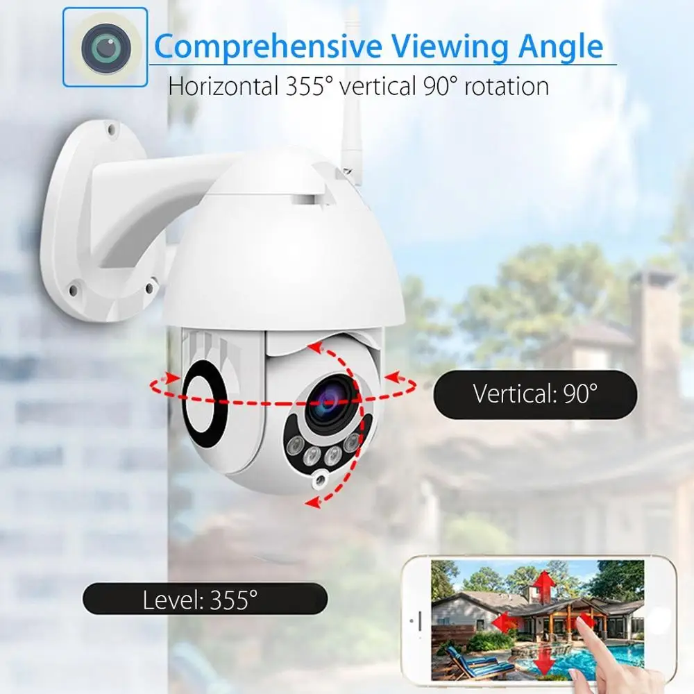 Уличная Водонепроницаемая камера видеонаблюдения с поддержкой Wi Fi 1080P|Камеры