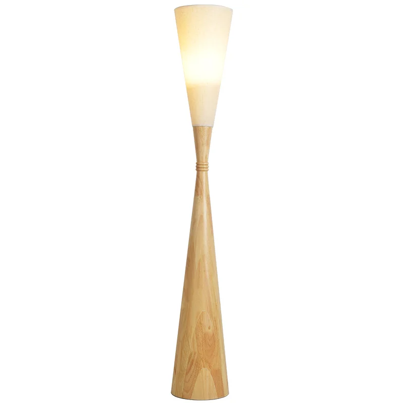 Напольные светильники из массива дерева в японском стиле для гостиной спальни